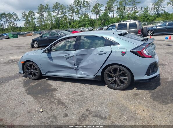 SHHFK7H91KU217513 2019 HONDA CIVIC Gray სალონის 360-გრადუსიანი ხედი