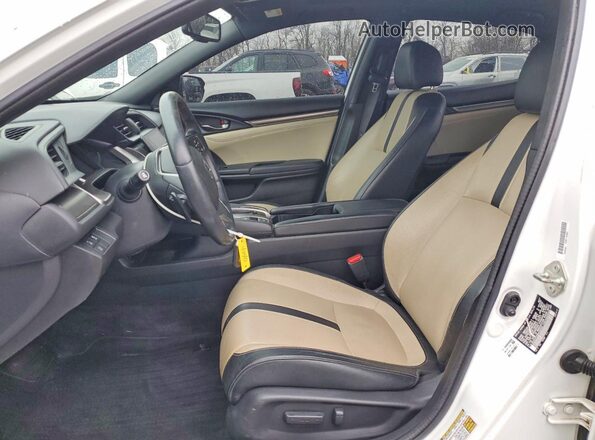 SHHFK7H99HU220037 2017 HONDA CIVIC Белый Вид салона спереди