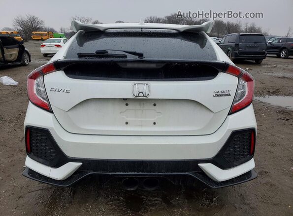 SHHFK7H99HU220037 2017 HONDA CIVIC Белый Вид сзади