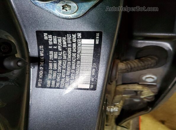 SHHFK7H99JU240164 2018 HONDA CIVIC Серый 