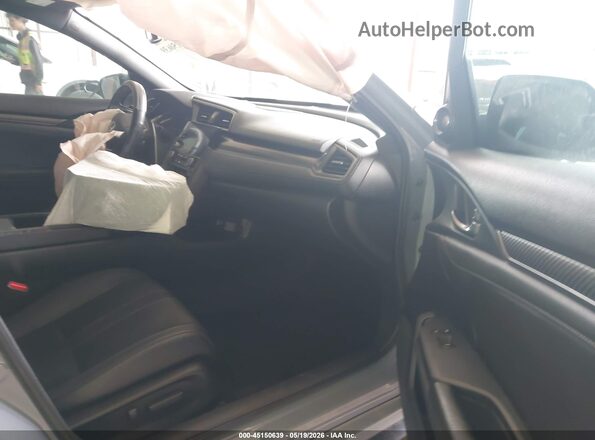 SHHFK7H9XKU200435 2019 HONDA CIVIC Gray Front interior view