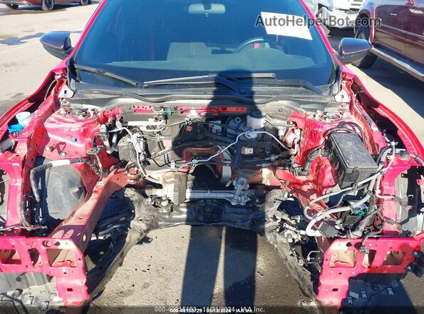 SHHFK8G76JU201098 2018 HONDA CIVIC Red Vista trasera