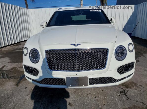 SJAAC4ZV0JC019215 2018 BENTLEY BENTAYGA White Widok z przodu