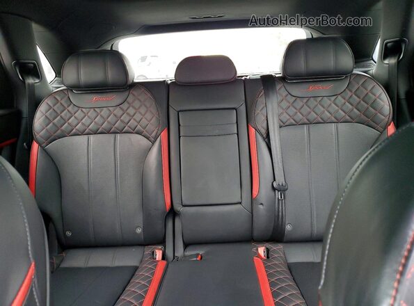 SJAAR2ZV6LC028670 2020 BENTLEY BENTAYGA Черный Вид задних сидений
