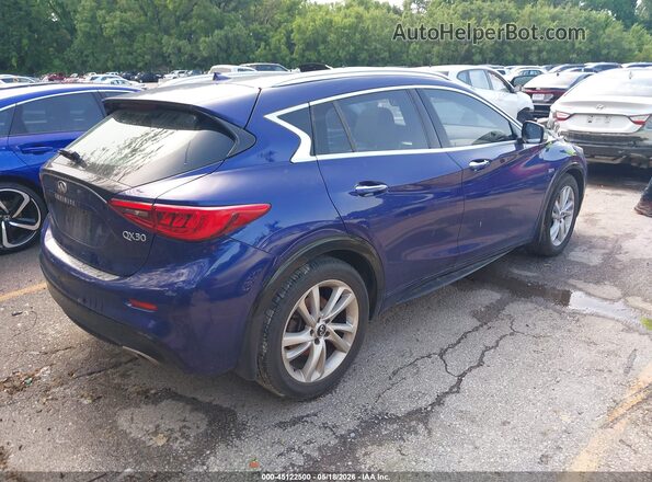 SJKCH5CPXKA007723 2019 INFINITI QX30 Blue უკანა მარჯვენა