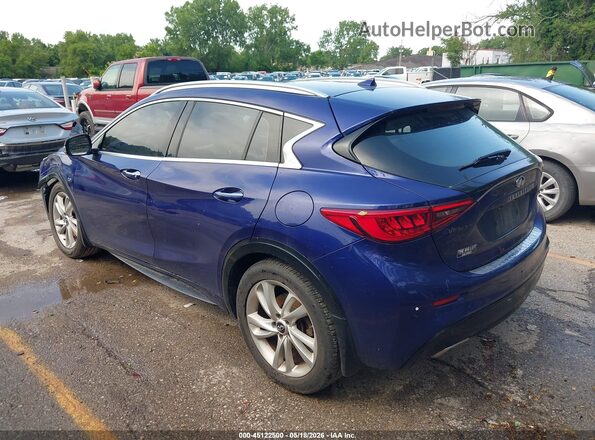 SJKCH5CPXKA007723 2019 INFINITI QX30 Blue უკანა მარცხენა