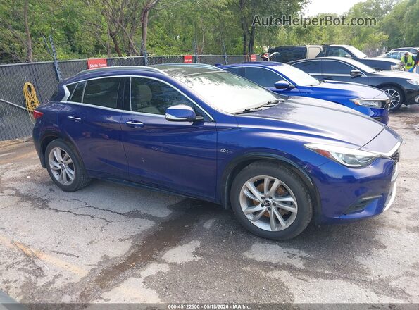 SJKCH5CPXKA007723 2019 INFINITI QX30 Blue უკანა სალონის ხედი
