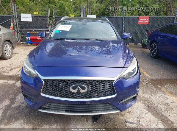 SJKCH5CPXKA007723 2019 INFINITI QX30 Blue ხელსაწყოთა პანელის ხედი