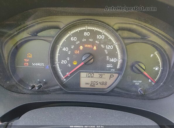 VNKJTUD33GA059790 2016 TOYOTA YARIS Синий Вид задних сидений
