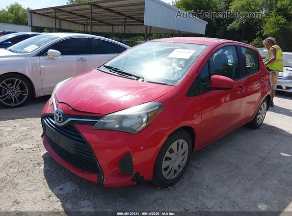 VNKKTUD32GA065486 2016 TOYOTA YARIS Red Front left