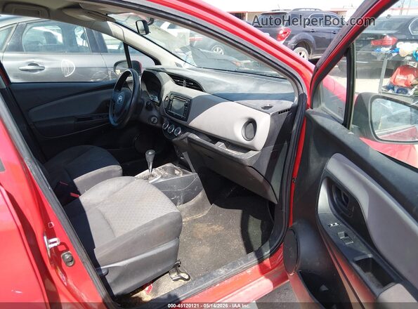 VNKKTUD32GA065486 2016 TOYOTA YARIS Red Front interior view
