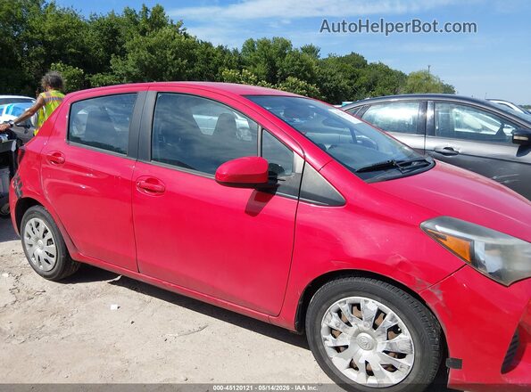 VNKKTUD32GA065486 2016 TOYOTA YARIS Red Rear interior view