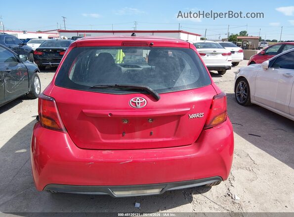 VNKKTUD32GA065486 2016 TOYOTA YARIS Red 