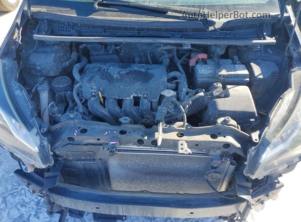VNKKTUD32KA105557 2019 TOYOTA YARIS Black Вид задньої частини салону