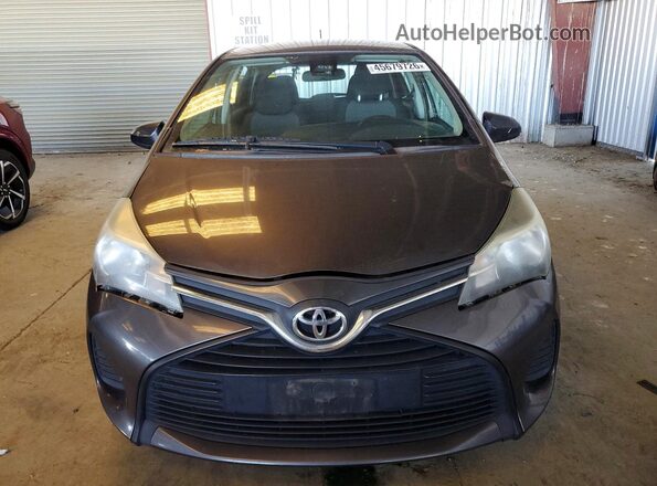 VNKKTUD34HA077446 2017 TOYOTA YARIS Gray 