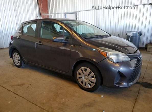VNKKTUD34HA077446 2017 TOYOTA YARIS Gray 