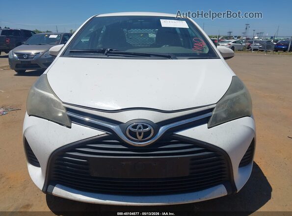 VNKKTUD36GA069623 2016 TOYOTA YARIS White Instrument cluster view