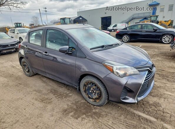 VNKKTUD37GA068786 2016 TOYOTA YARIS Gray Front right