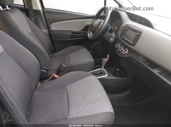 VNKKTUD38HA073416 2017 TOYOTA YARIS Black Սալոնի դիմացի տեսք