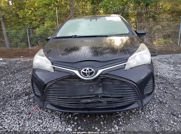 VNKKTUD38HA073416 2017 TOYOTA YARIS Black Սարքավորումների վահանակի տեսք