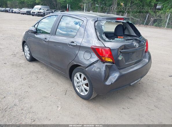 VNKKTUD3XGA064442 2016 TOYOTA YARIS Gray უკანა მარცხენა