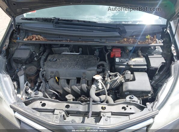 VNKKTUD3XGA064442 2016 TOYOTA YARIS Gray უკანა ხედი