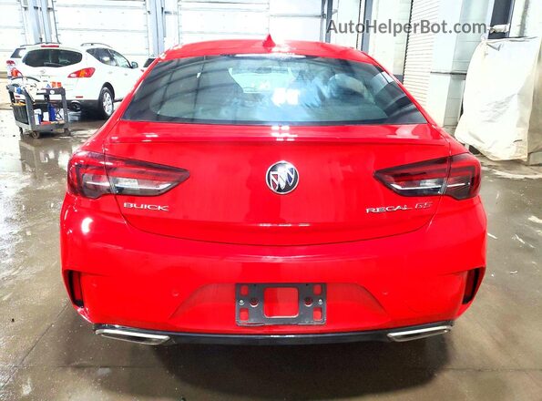 W04GS6SS6J1108624 2018 BUICK REGAL Red უკანა ხედი