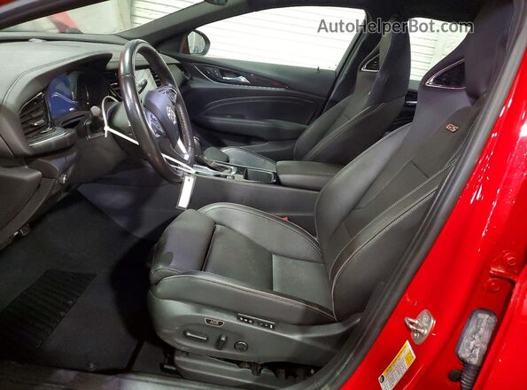 W04GS6SS6J1108624 2018 BUICK REGAL Red წინა სალონის ხედი