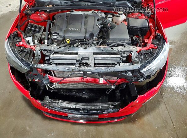 W04GS6SS6J1108624 2018 BUICK REGAL Red უკანა სალონის ხედი