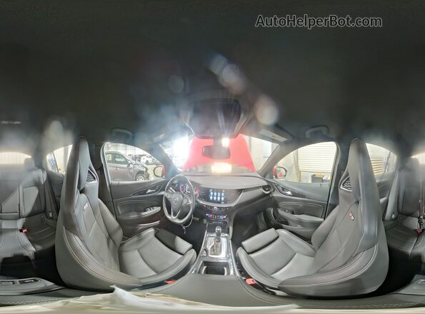 W04GS6SS6J1108624 2018 BUICK REGAL Red VIN კოდის სტიკერის ხედი