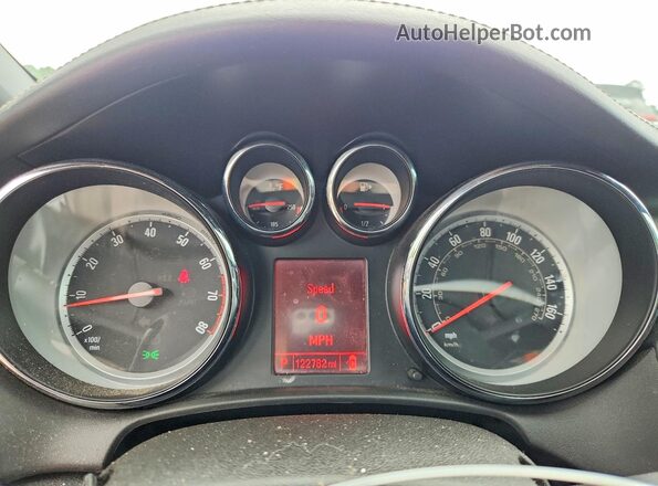 W04WH3N59HG087239 2017 BUICK CASCADA Charcoal Вид щитка приладів
