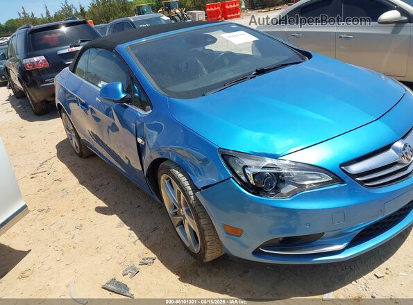W04WJ3N55HG075089 2017 BUICK CASCADA Blue წინა ხედი