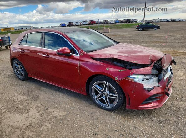 W1K3F4HB4NJ345709 2022 MERCEDES-BENZ A Red წინა მარჯვენა