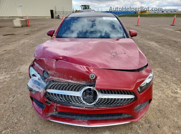 W1K3F4HB4NJ345709 2022 MERCEDES-BENZ A Red წინა ხედი