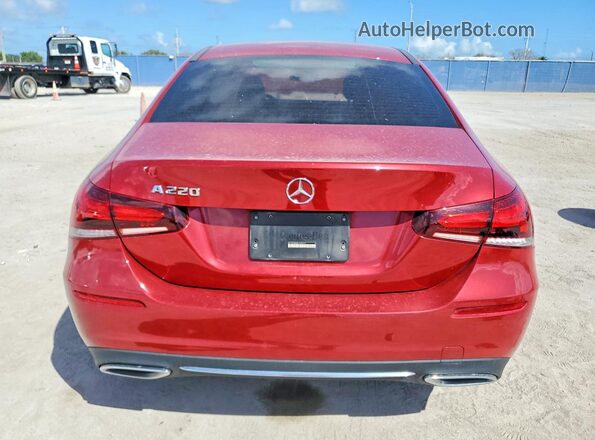 W1K3G4EB0LJ210211 2020 MERCEDES-BENZ A Red Widok z tyłu