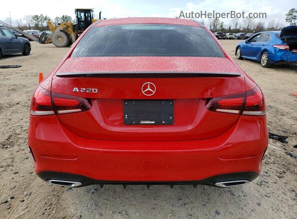 W1K3G4EB0LW045196 2020 MERCEDES-BENZ A Red Հետևի տեսք