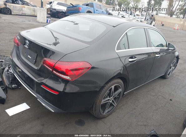 W1K3G4EB0NJ356286 2022 MERCEDES-BENZ A 220 Black Задня права чверть
