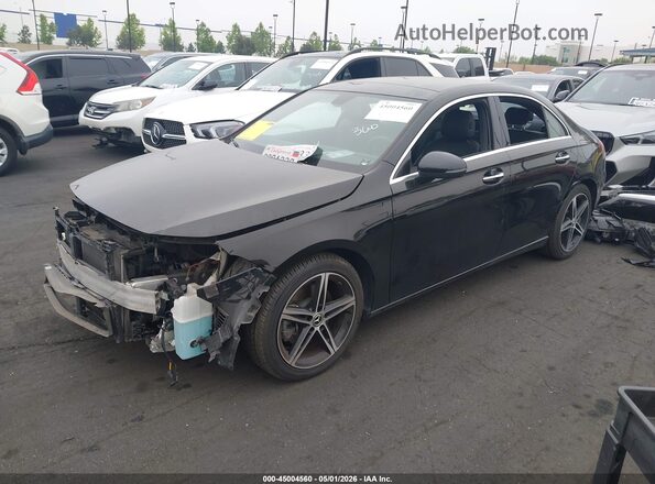 W1K3G4EB0NJ356286 2022 MERCEDES-BENZ A 220 Black Передня ліва чверть