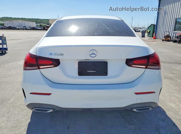 W1K3G4EB2MJ287485 2021 MERCEDES-BENZ A White Вид ззаду