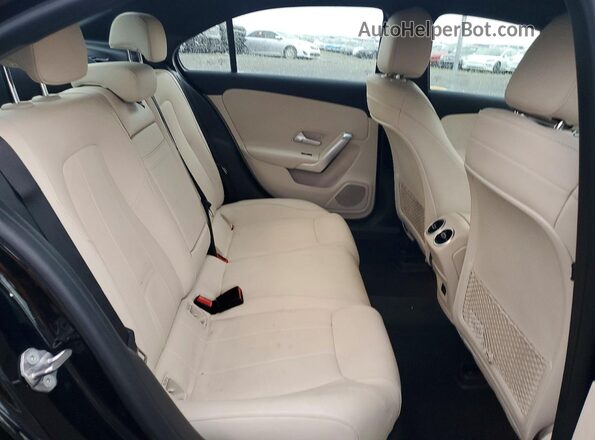 W1K3G4EB4MJ320485 2021 MERCEDES-BENZ A Black Vista de los asientos traseros