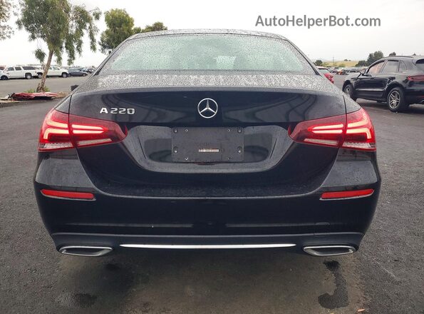 W1K3G4EB4MJ320485 2021 MERCEDES-BENZ A Black Vista trasera