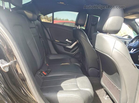 W1K3G4EB7NJ337069 2022 MERCEDES-BENZ A Black Rear seats view