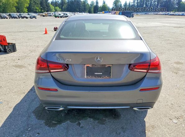 W1K3G4EB7NJ363557 2022 MERCEDES-BENZ A Gray Vista trasera
