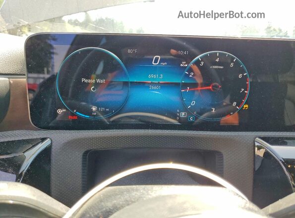 W1K3G4EB7NJ363557 2022 MERCEDES-BENZ A Gray Vista del cuadro de instrumentos