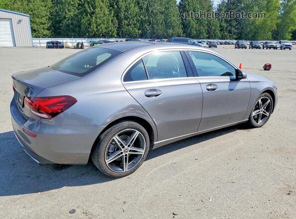 W1K3G4EB7NJ363557 2022 MERCEDES-BENZ A Gray Trasero derecho