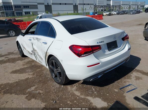 W1K3G4EBXMJ296886 2021 MERCEDES-BENZ A 220 Белый Задняя левая четверть