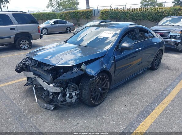 W1K5J5DB8LN084528 2020 MERCEDES-BENZ AMG CLA 45 Dark Blue Առջևի ձախ երեք քառորդ տեսարան