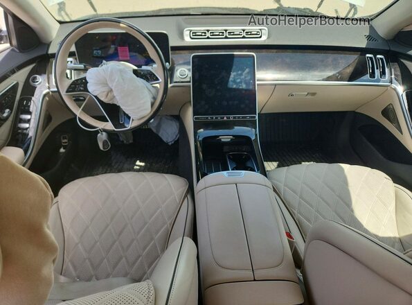 W1K6G6KB4RA288058 2024 MERCEDES-BENZ S White Widok deski rozdzielczej
