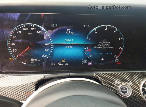 W1K7X8KB4MA040966 2021 MERCEDES-BENZ AMG Black Instrument cluster view