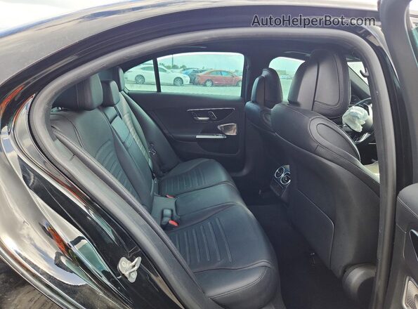 W1KAF4GB5PR130482 2023 MERCEDES-BENZ C Black უკანა სავარძლების ხედი